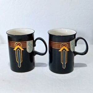 LUXOR Philip Landamore Design Porcelain Dunoon‎ Ceramics Scotland Set of 6